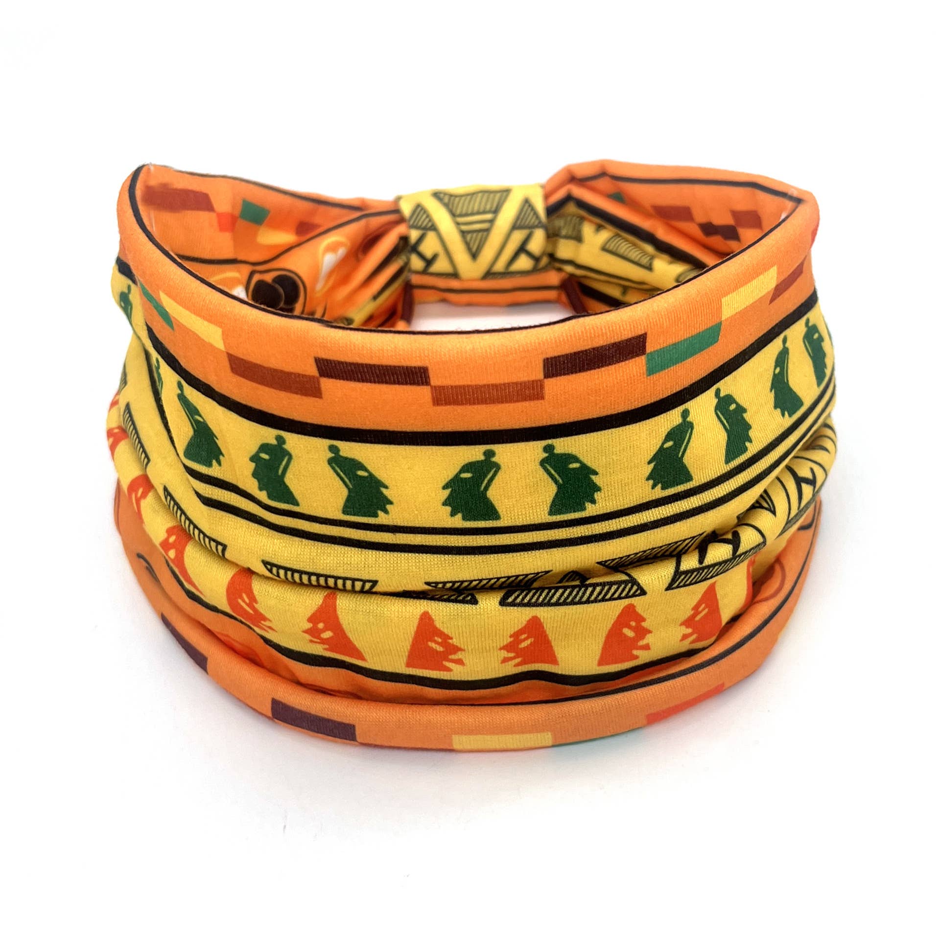 Tourtiwi – wholesale Fashion headband – women's – Colorful Ethnic Tribal Print Headband - Neck Scarf1