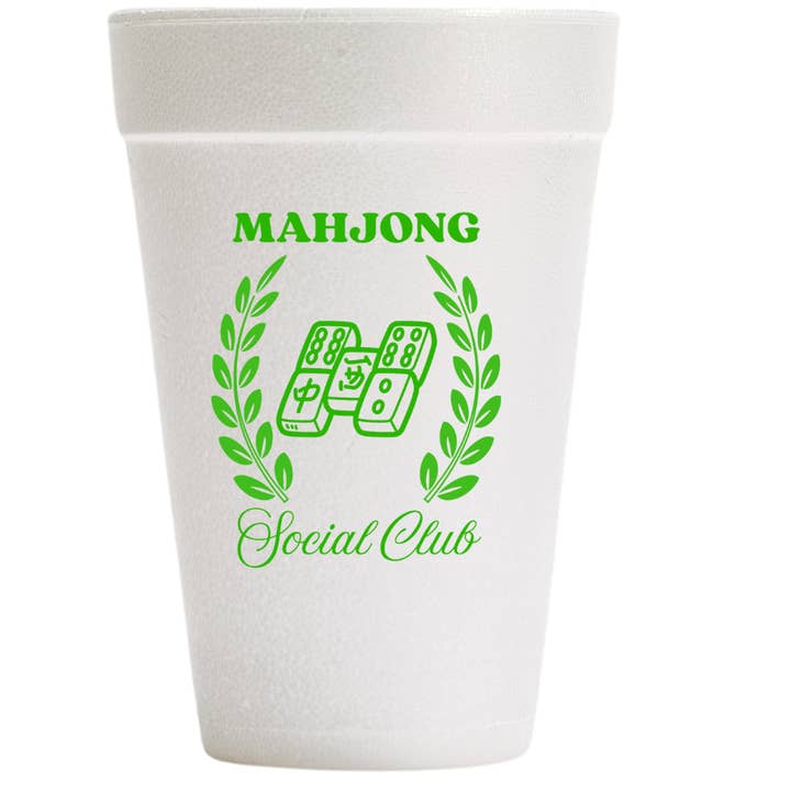 Southern Ink - Wholesale Disposable Cup - Mahjong Social Club2