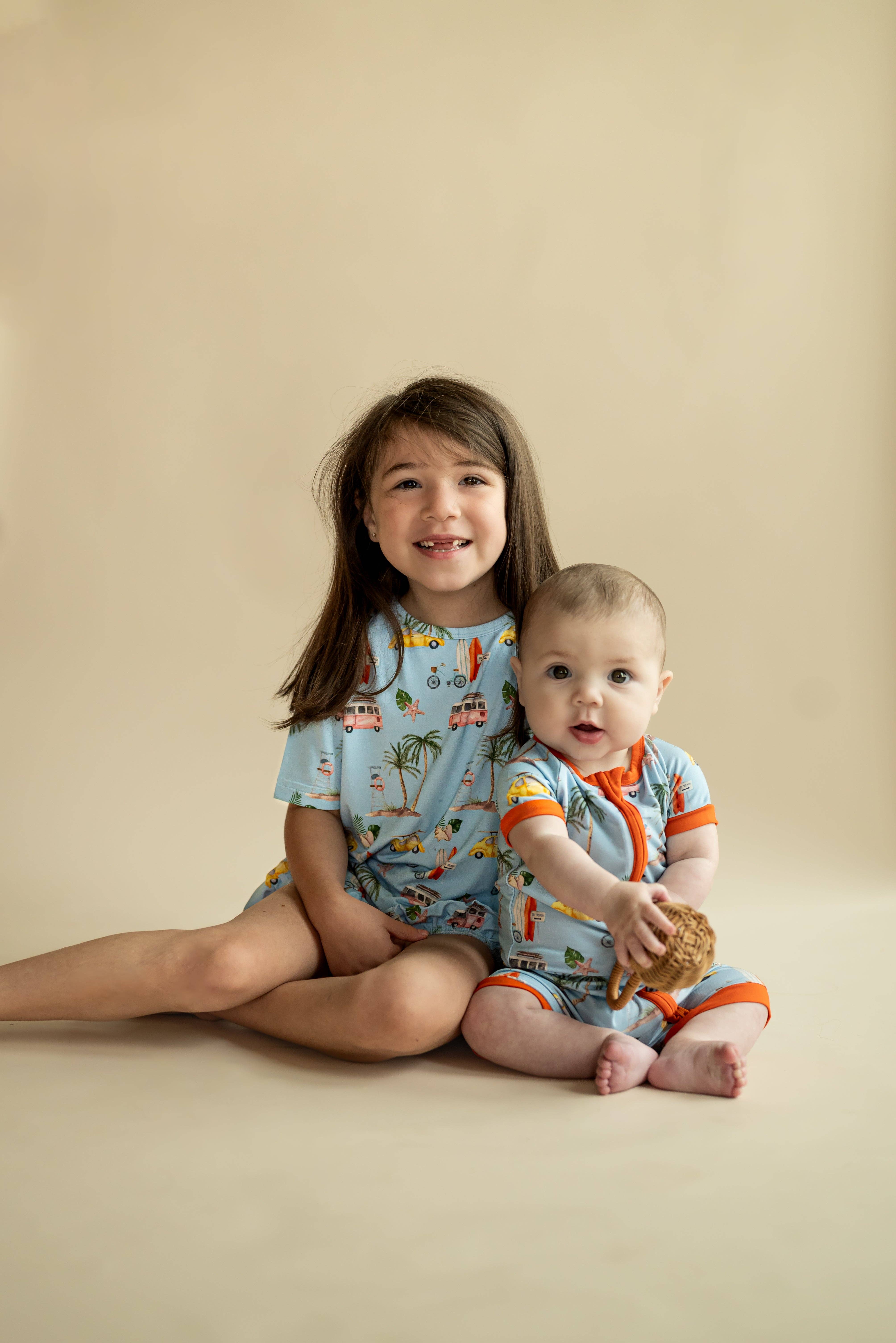 Riley & Rett - Vendita all'ingrosso Tutina - Neonati - Pantaloncini Surf & Sand2