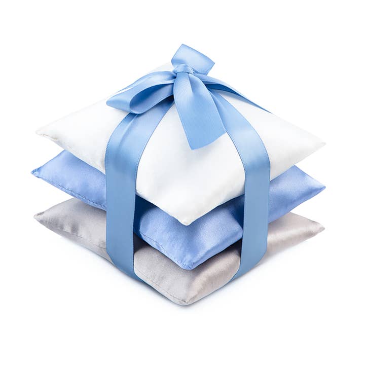 Conjunto de 3 sachês de seda pervinca por atacado de elizabethW