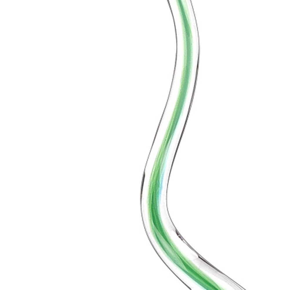 HomeRoots - Wholesale Decorative Tabletop Object - 11 MultiColor Art Glass Abstract Centerpiece on Crystal Base4