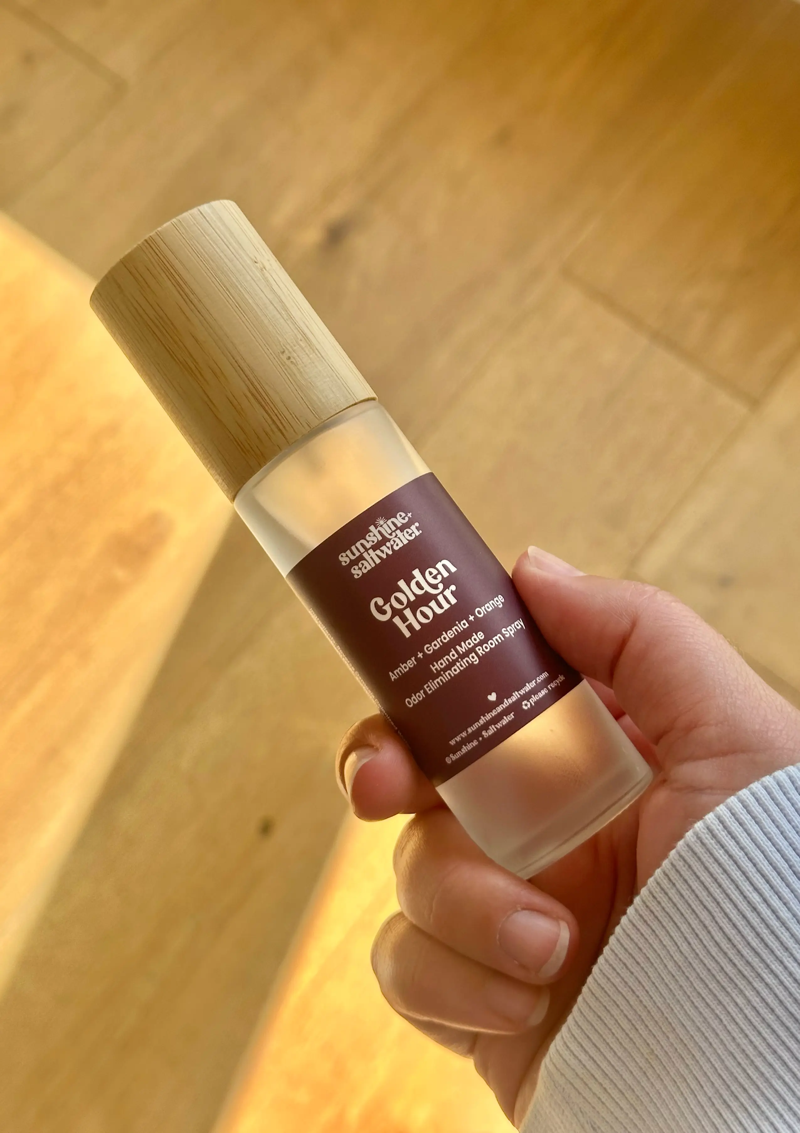 Sunshine + Saltwater – Großhandel Raum- & Wäschespray – Goldene Stunde | Raumspray3