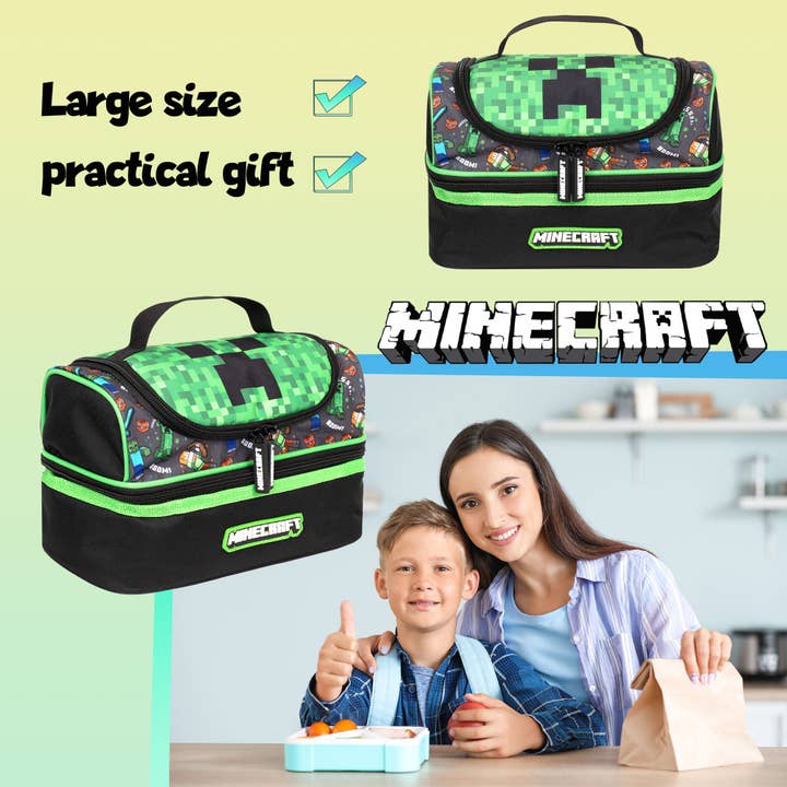 Fringoo Group Ltd - Wholesale Lunch Bag/Box - Kids - Minecraft Multi Lunch Bag