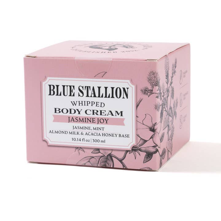 Blue Stallion Farm - Wholesale Body Cream/Lotion - JASMINE JOY ALMOND MILK & ACACIA HONEY WHIPPED BODY CREAM2