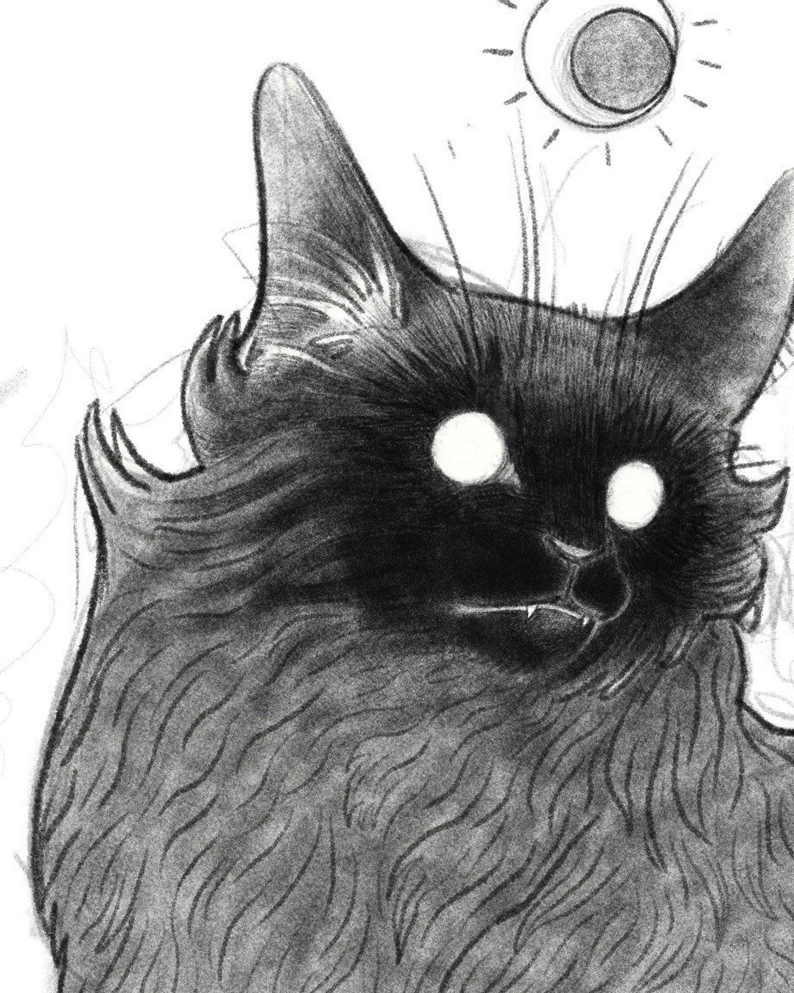 Cat Rocketship - Wholesale Art Print - Cat Spirit  - 8x10, 5x7 Print3