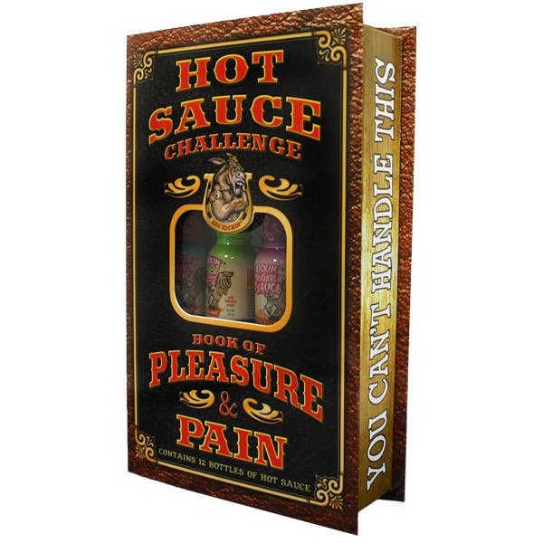 Southwest Specialty Food - Wholesale Hot Sauce - Hot Sauce Challenge Book of Pleasure Pain