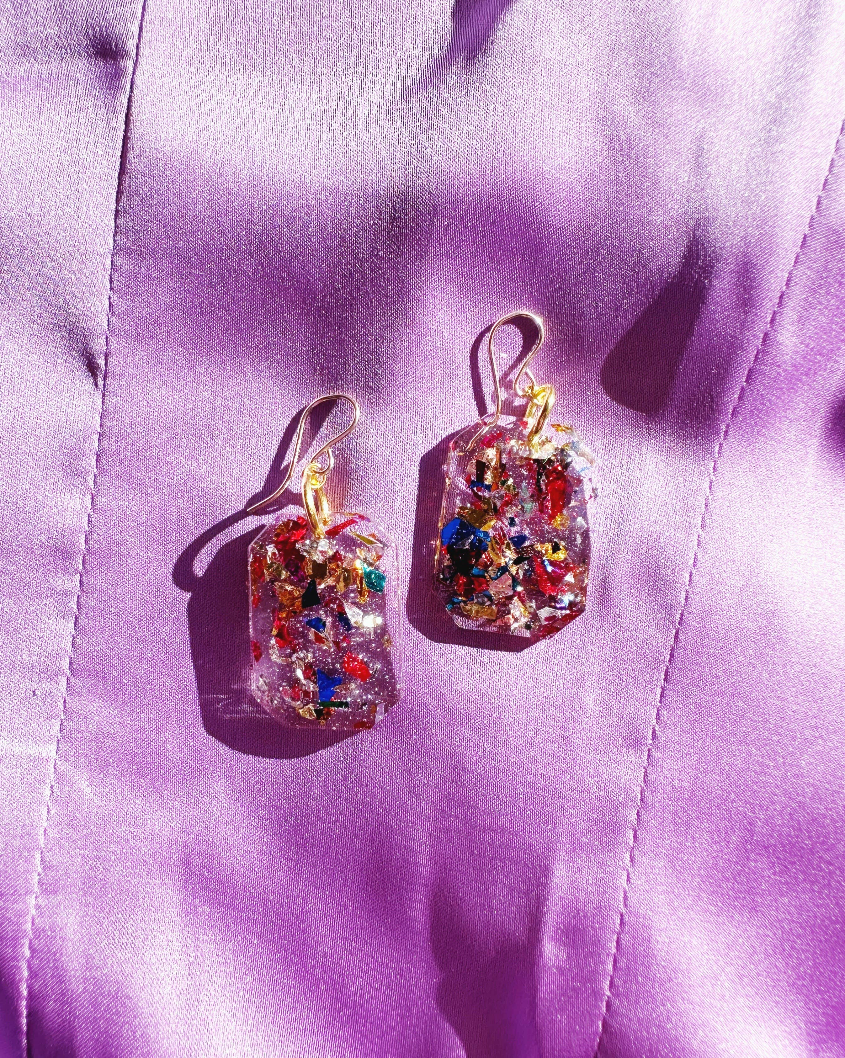 Coco's Musings - Wholesale Dangle Earrings - Confetti Karen Earrings0