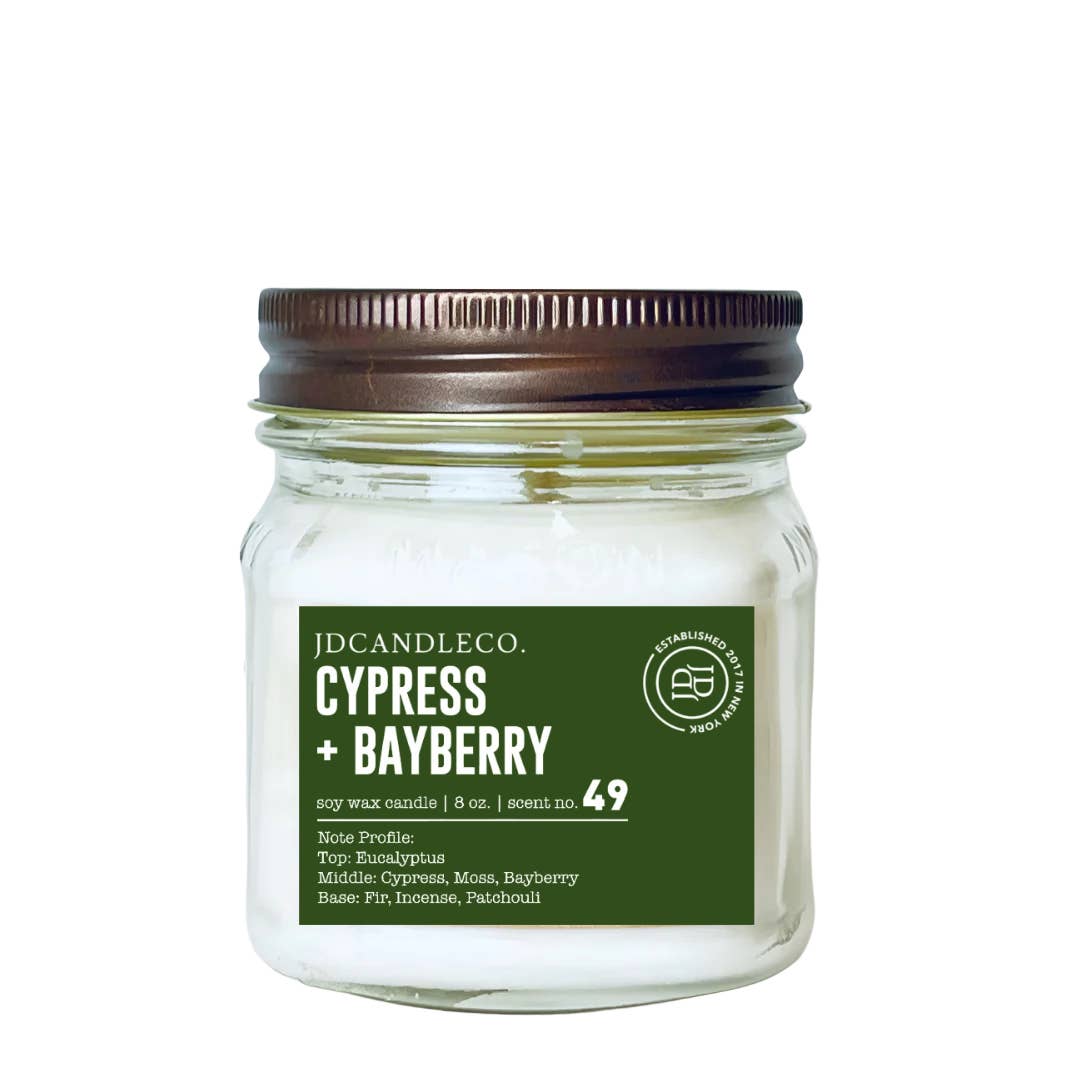 JD Candle Co. - Wholesale Jar/Filled Candle - Holiday 8 oz Mason Jar Candles3