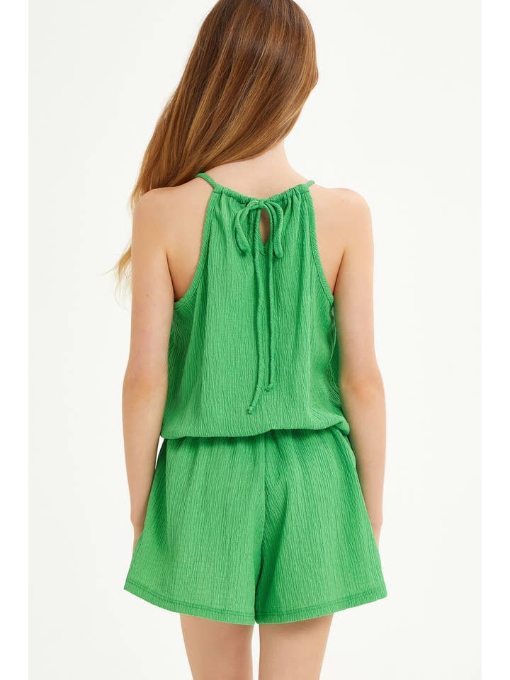 Good Girl – Engroshandel Romper - Børn – Selvbindende ærmeløs Skort Romper3