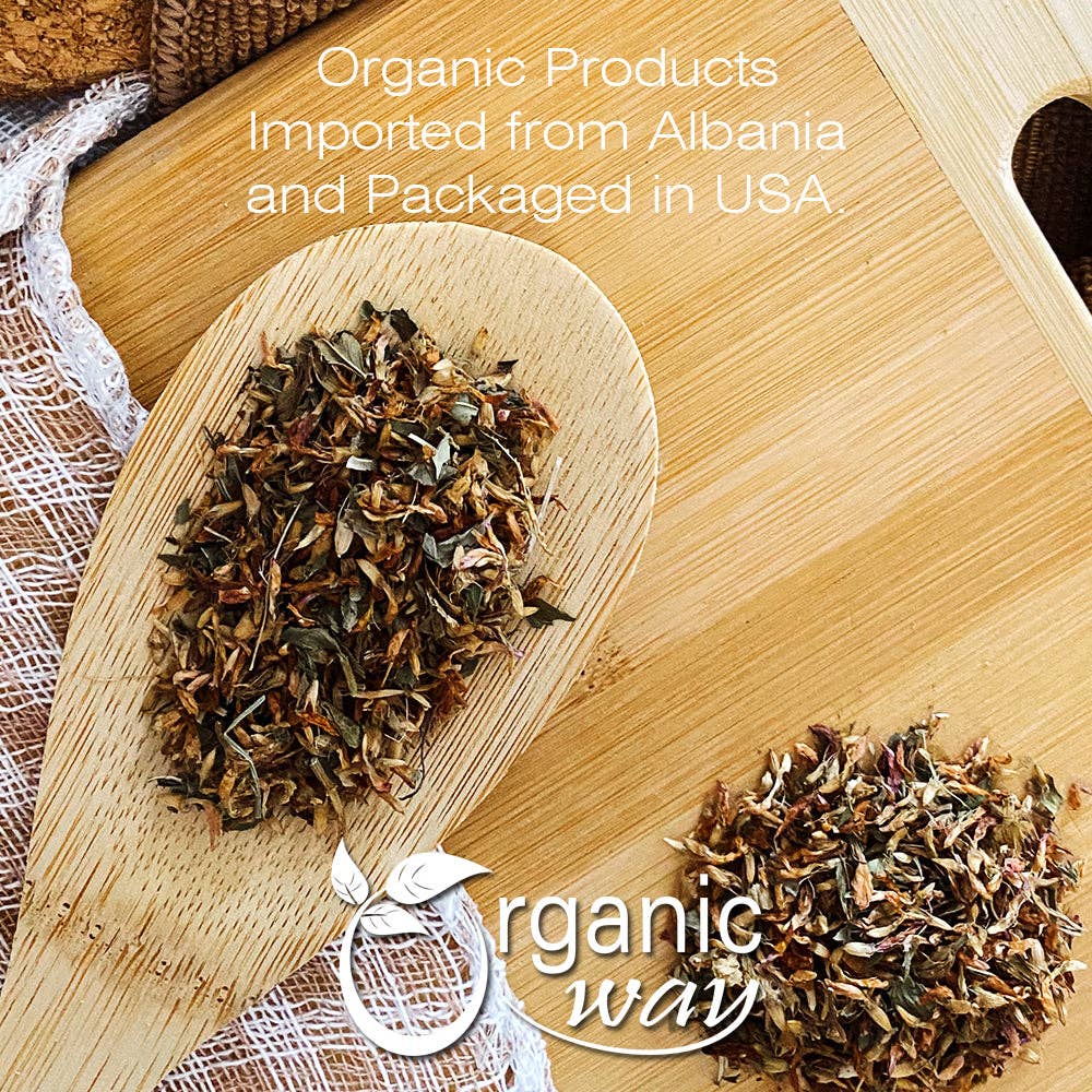 Organic Way LLC - Vendita all'ingrosso Erbe aromatiche - Fiori di Trifoglio Rosso Tagliati e Setacciati (Trifolium Pratense) Tisana | Raccolta Selvatica Europea | Certificato Kosher | Certificato USDA | Origine - Albania6