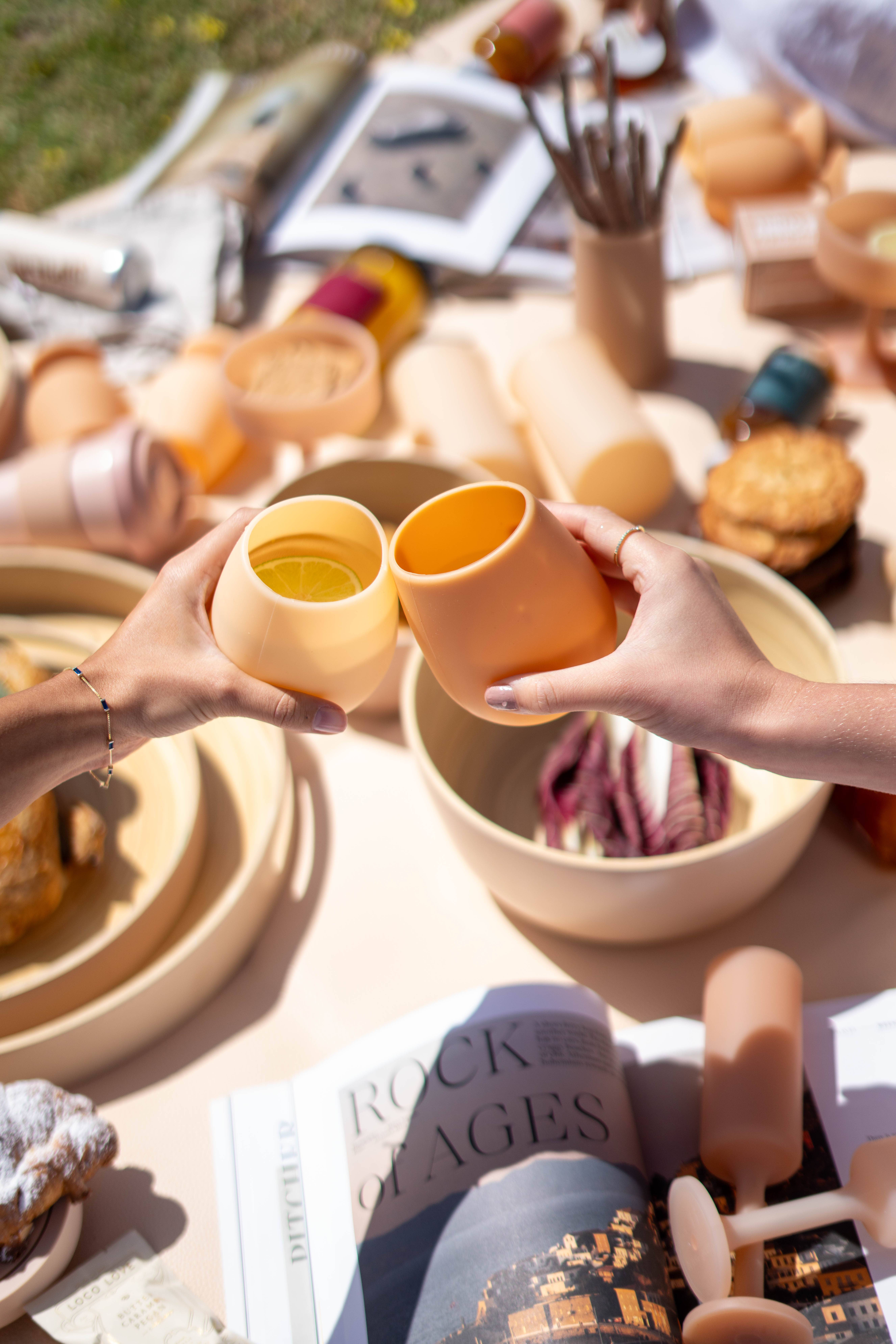 porter green | style + sustainability – wholesale Drinking glass/cup – Wheat + Oat | Fegg | Silicone Unbreakable Glasses8