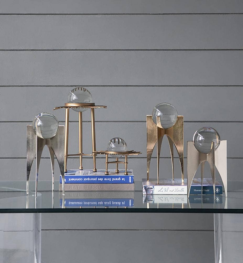 A&B Home Group Inc. - Wholesale Decorative Tabletop Object - S/3 Crystal Ball On Stand2