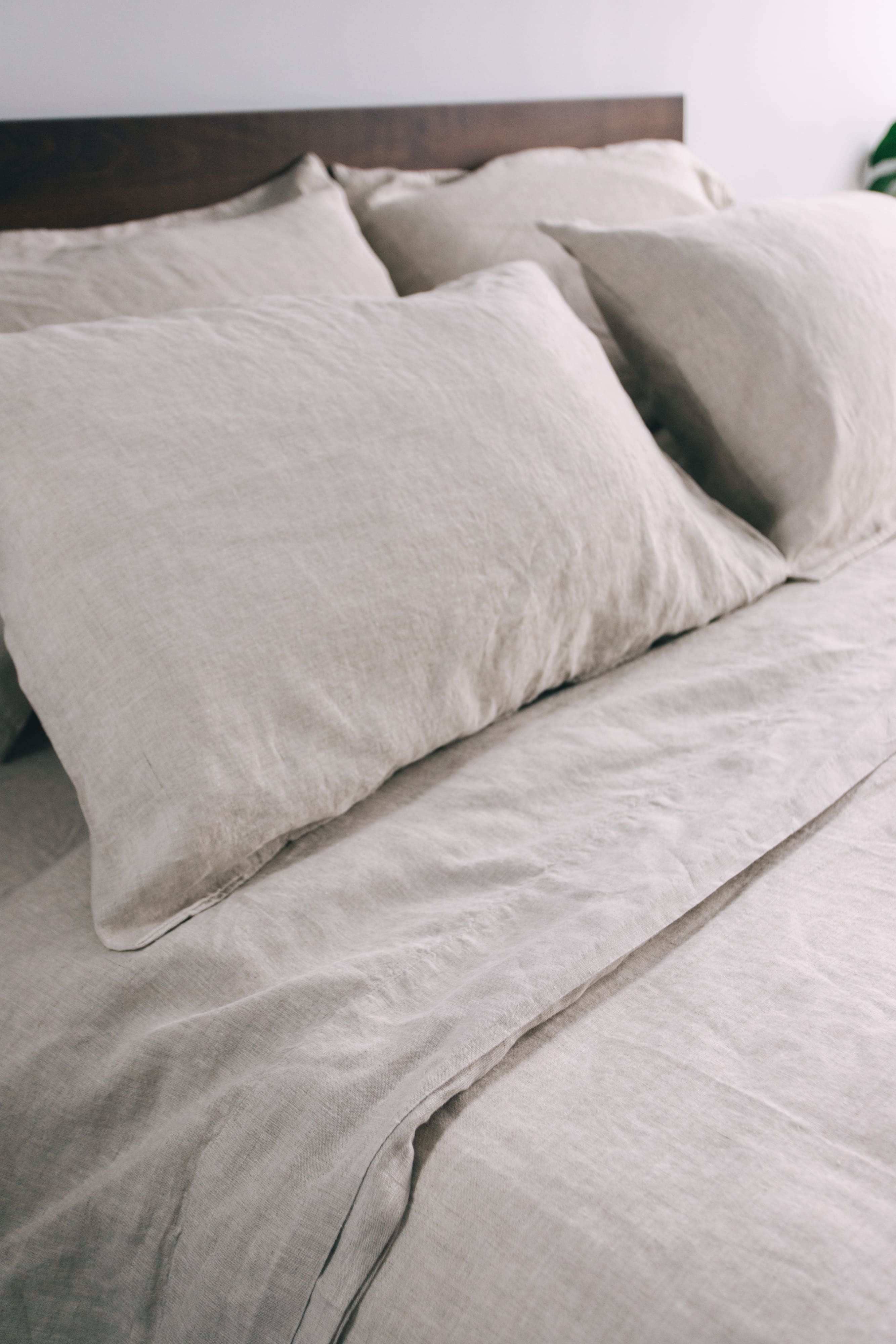 Linen Way Inc. - Wholesale Bedding Pillowcase/Sham - Trieste Pillow Case in White & Natural - Set of Two1