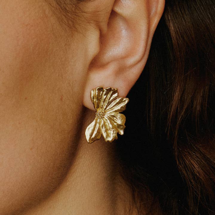 Agapée Jewelry - Wholesale Stud/Post Earrings - Monea Earrings | Jewelry Gold Gift Waterproof