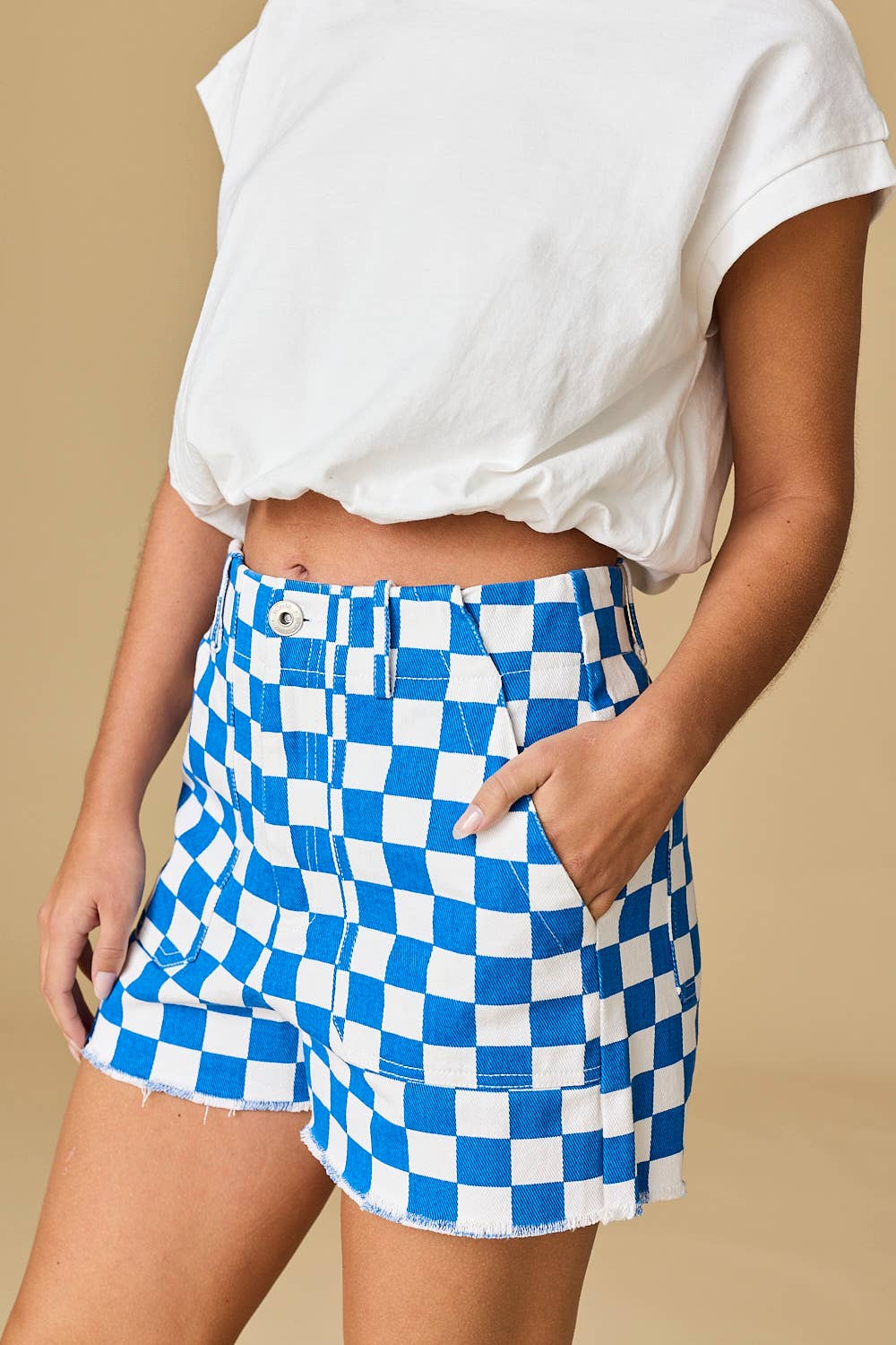 Papermoon - Wholesale Shorts - Women's - PP12128-1 - COLLEEN DENIM SHORTS14