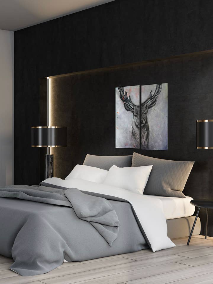 Impresiones del lado izquierdo de "Elk" para venta al por mayor de Artsy Em