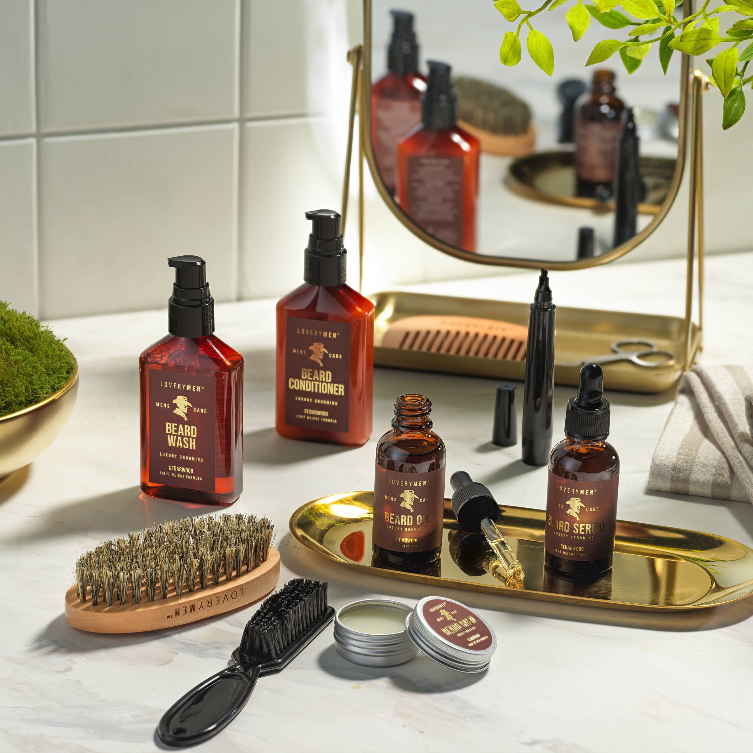 Lovery - Vente Soins pour barbe - LOVERYMEN Coffret Cadeau Élégant de Soin de Barbe Ultime 9 Pièces6