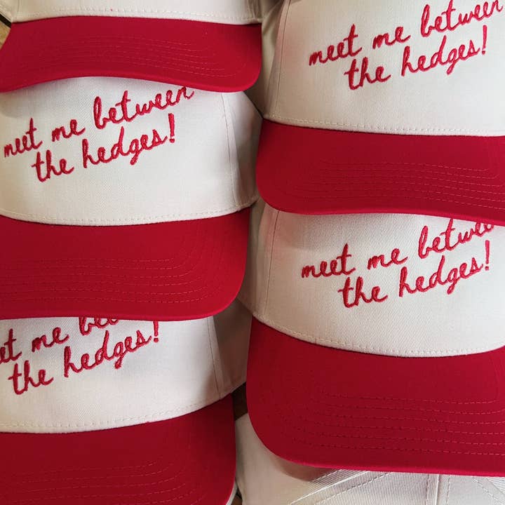 La Fête Goods – wholesale Baseball cap – Women's – Meet Me Between the Hedges! Canvas Hat2