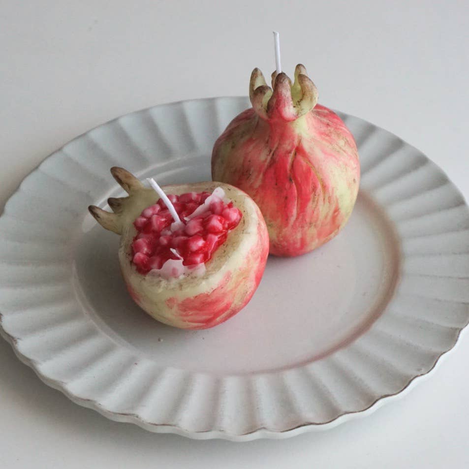 House of Shokunin - Wholesale Novelty Candle - handcrafted Pomegranate candle handmade home decor candle16