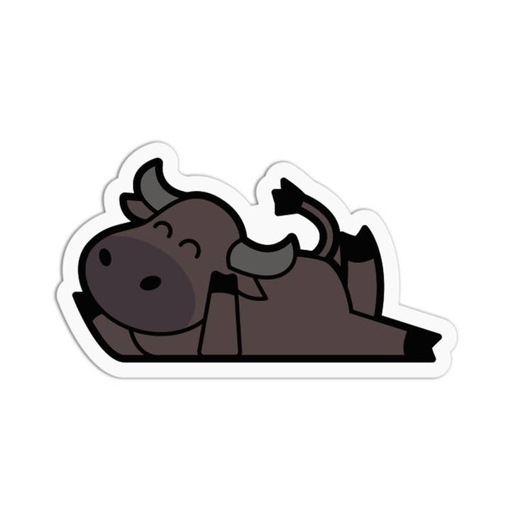 Rêverie Vie Champêtre Détente Carabao Autocollants Texturés pour la vente par the stkr store