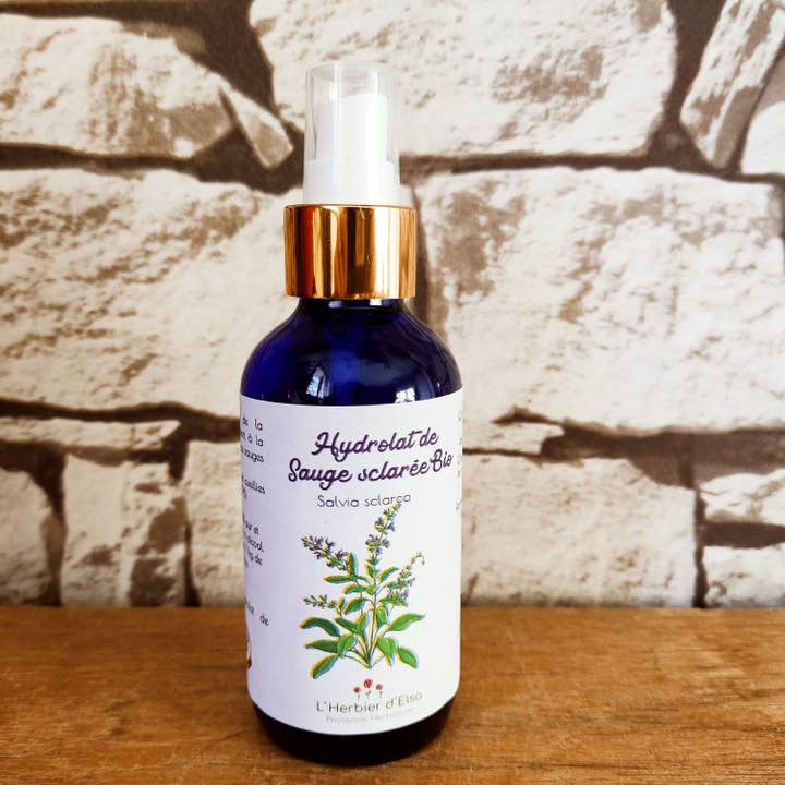 Hidrolato de salvia esclarea bio para venta al por mayor de L' Herbier d'Elsa