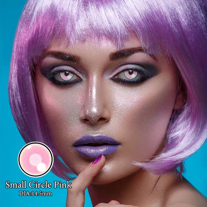 Halloween kostym Space Pink Kontaktlins Cosplay | 1år för wholesale av ELKLENS