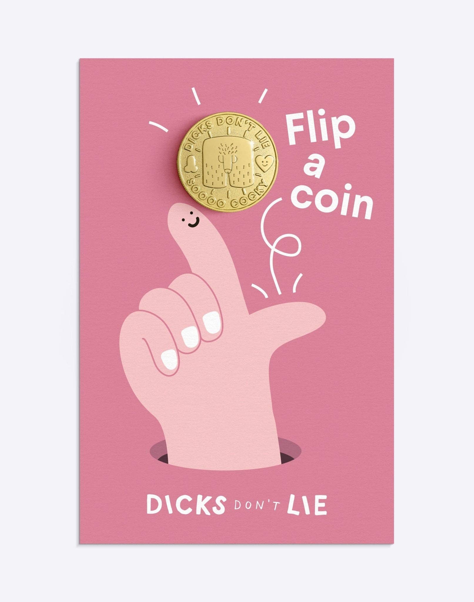 Dicks Don't Lie - Wholesale Keepsake Coin/Token - Decision Coin – Cock/Bum3