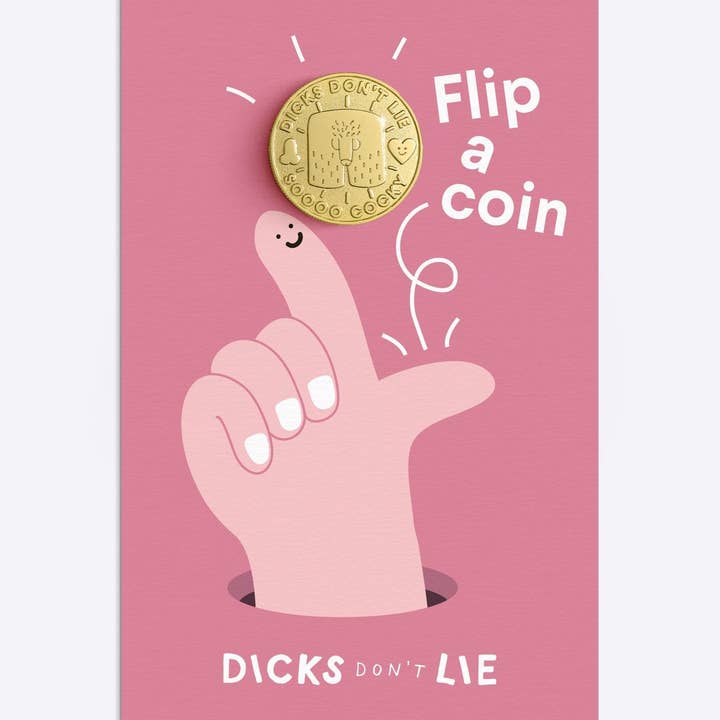 Dicks Don't Lie - Wholesale Keepsake Coin/Token - Decision Coin β Cock/Bum3