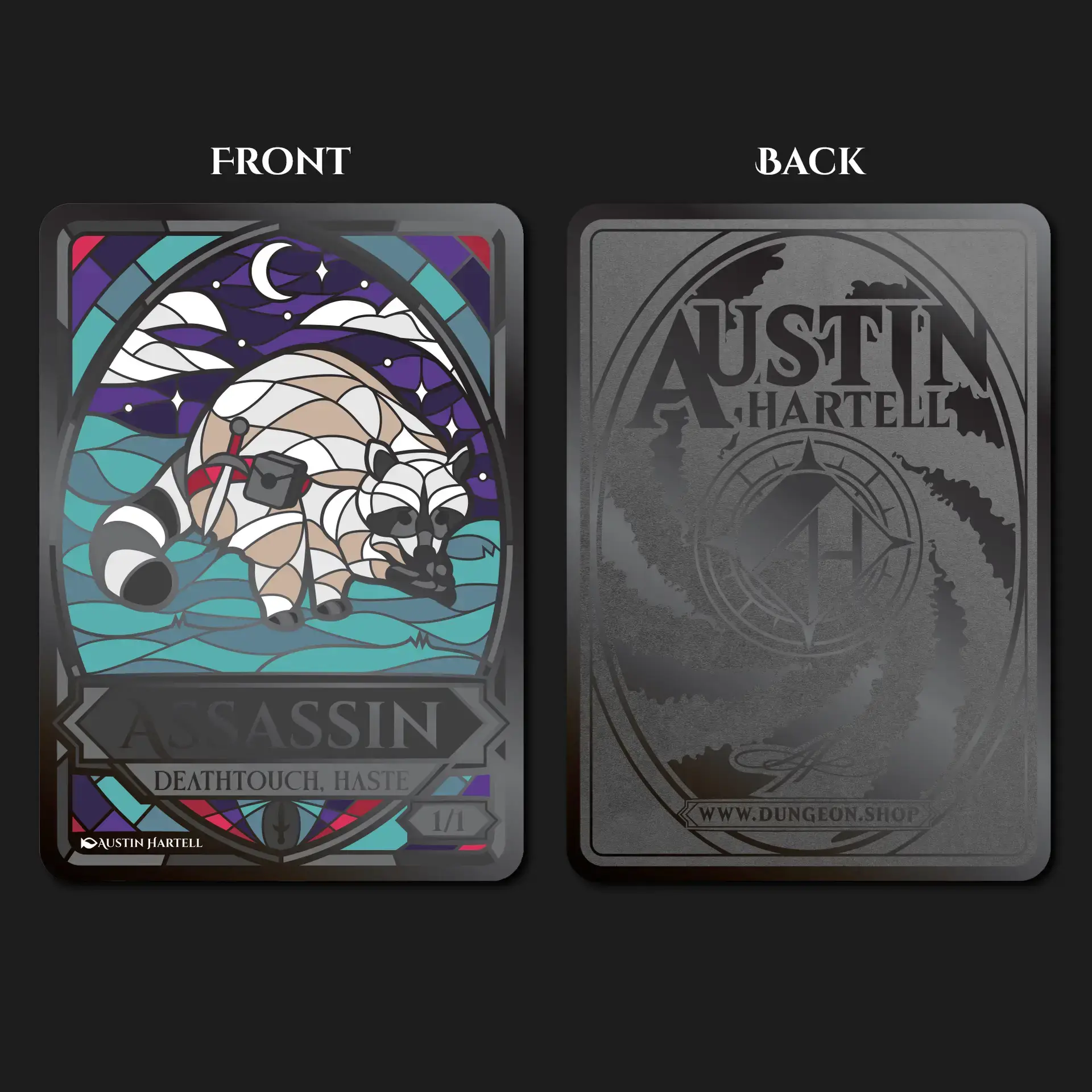 Dungeon Artist - Wholesale Card Game - Metal MTG Token - Assassin3