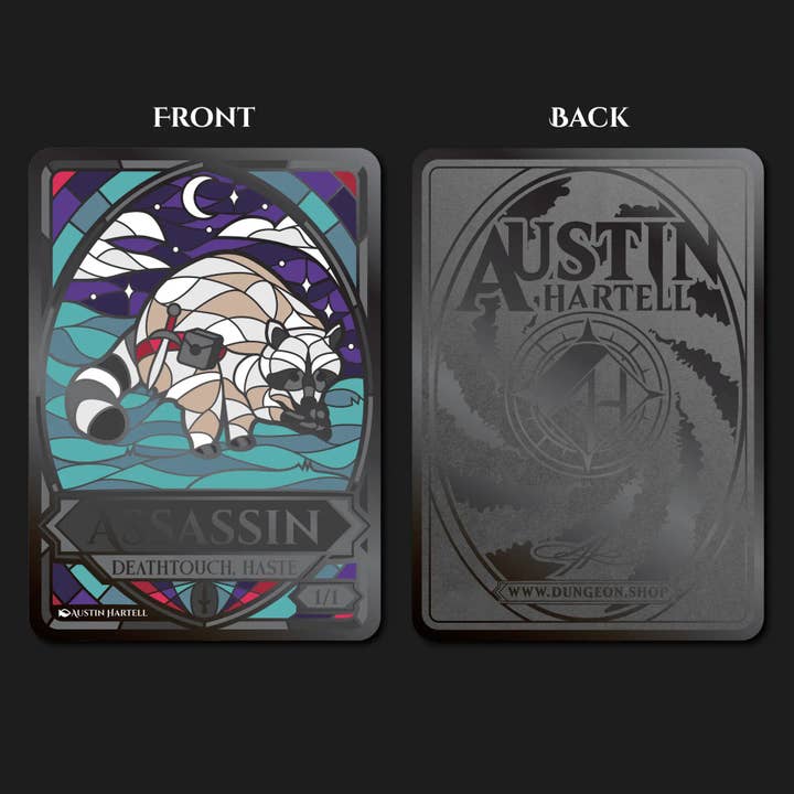 Dungeon Artist - Wholesale Card Game - Metal MTG Token - Assassin3