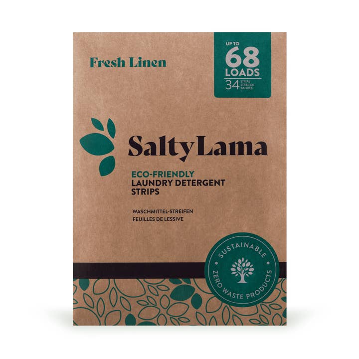 Eco Friendly Ultra-Concentrated Laundry Detergent Strips-Up for wholesale by Saltylama