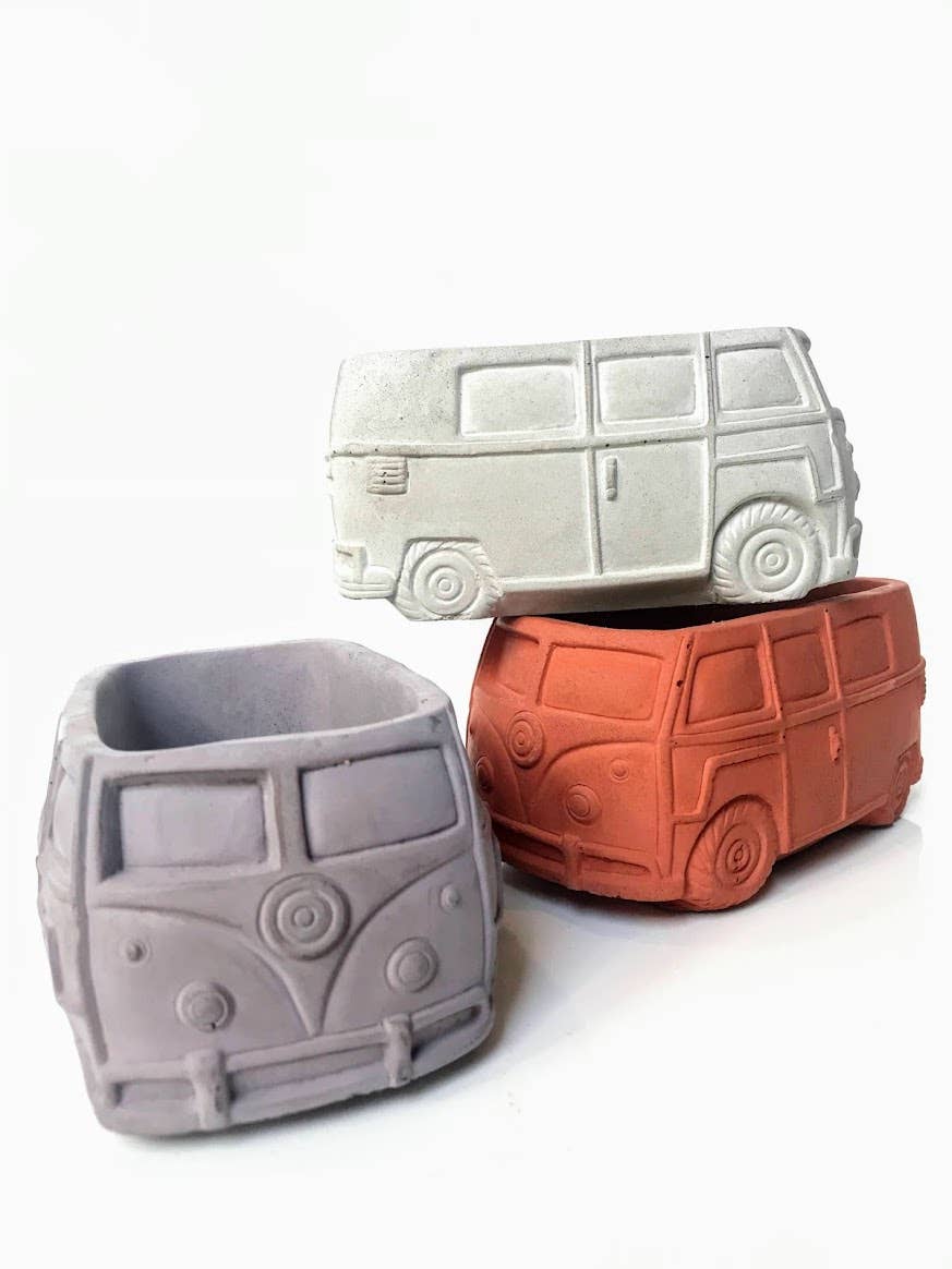 NATURAL BY HAGELSIEB - Wholesale Plant Pot - CONCRETE BUS PLANTER