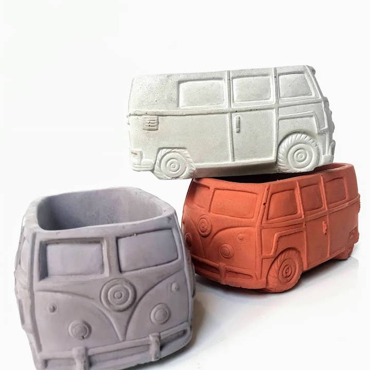 NATURAL BY HAGELSIEB - Wholesale Plant Pot - CONCRETE BUS PLANTER0