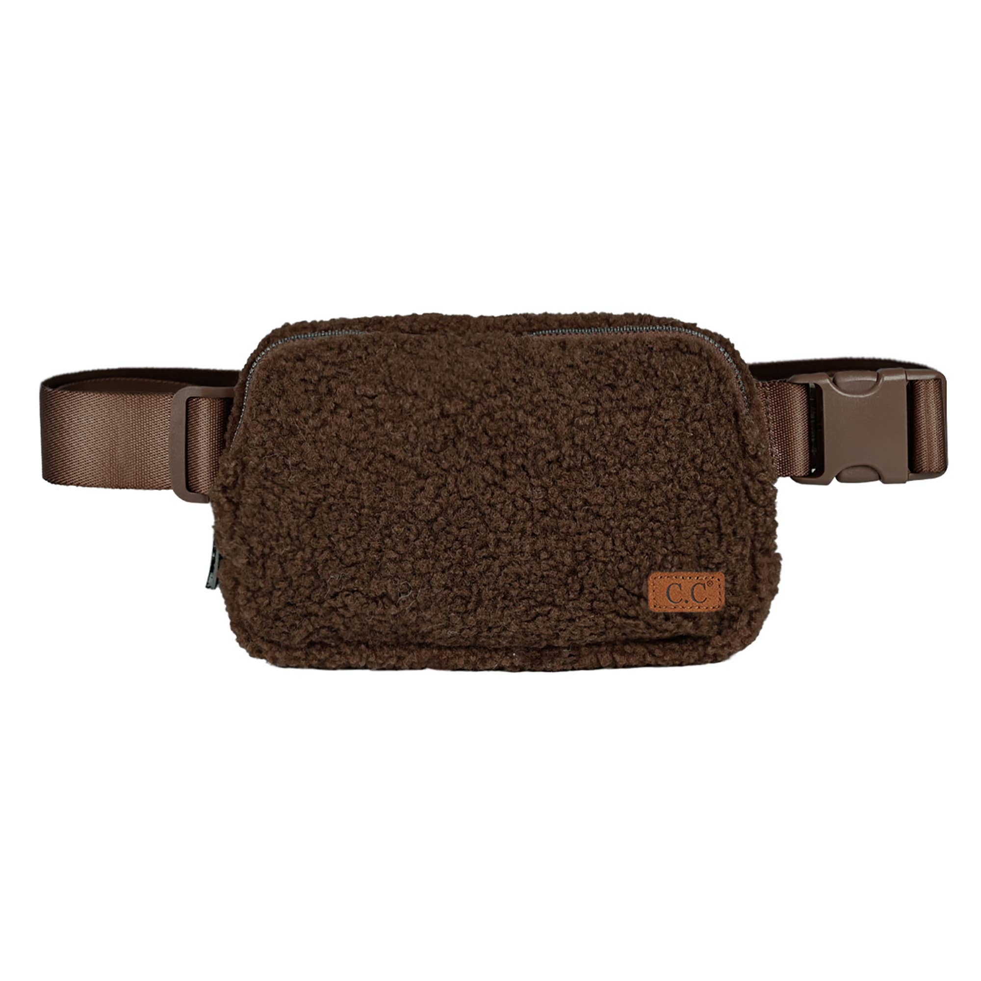 Truly Contagious - Wholesale Belt Bag - Women's - CC Sherpa Unisex Belt Bag Fanny Pack BGS00572