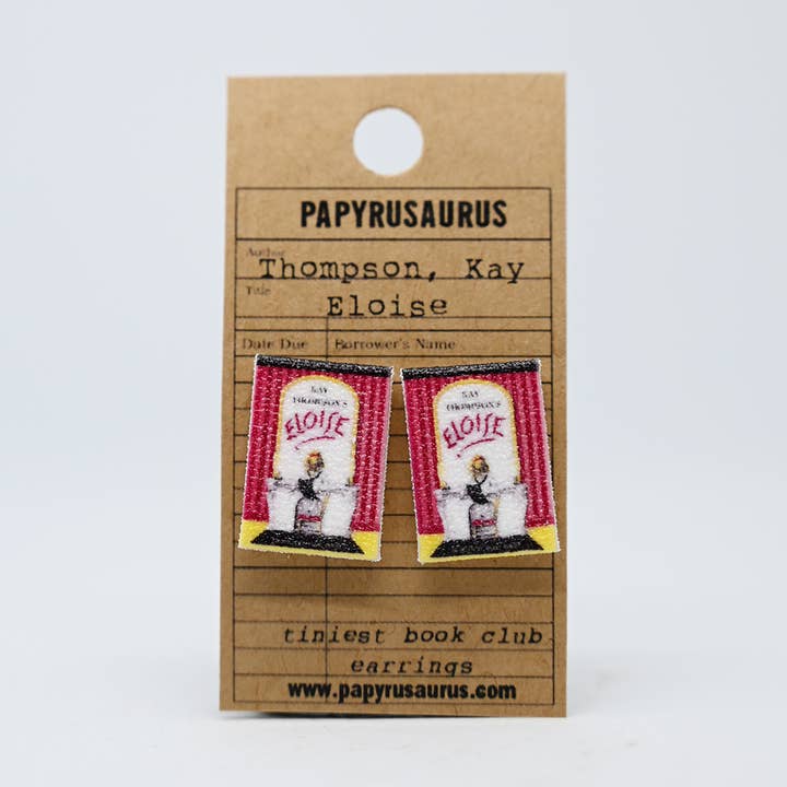 Papyrusaurus - Vente Clous d'oreille - Les plus petites boucles d'oreilles du Book Club - Eloise0