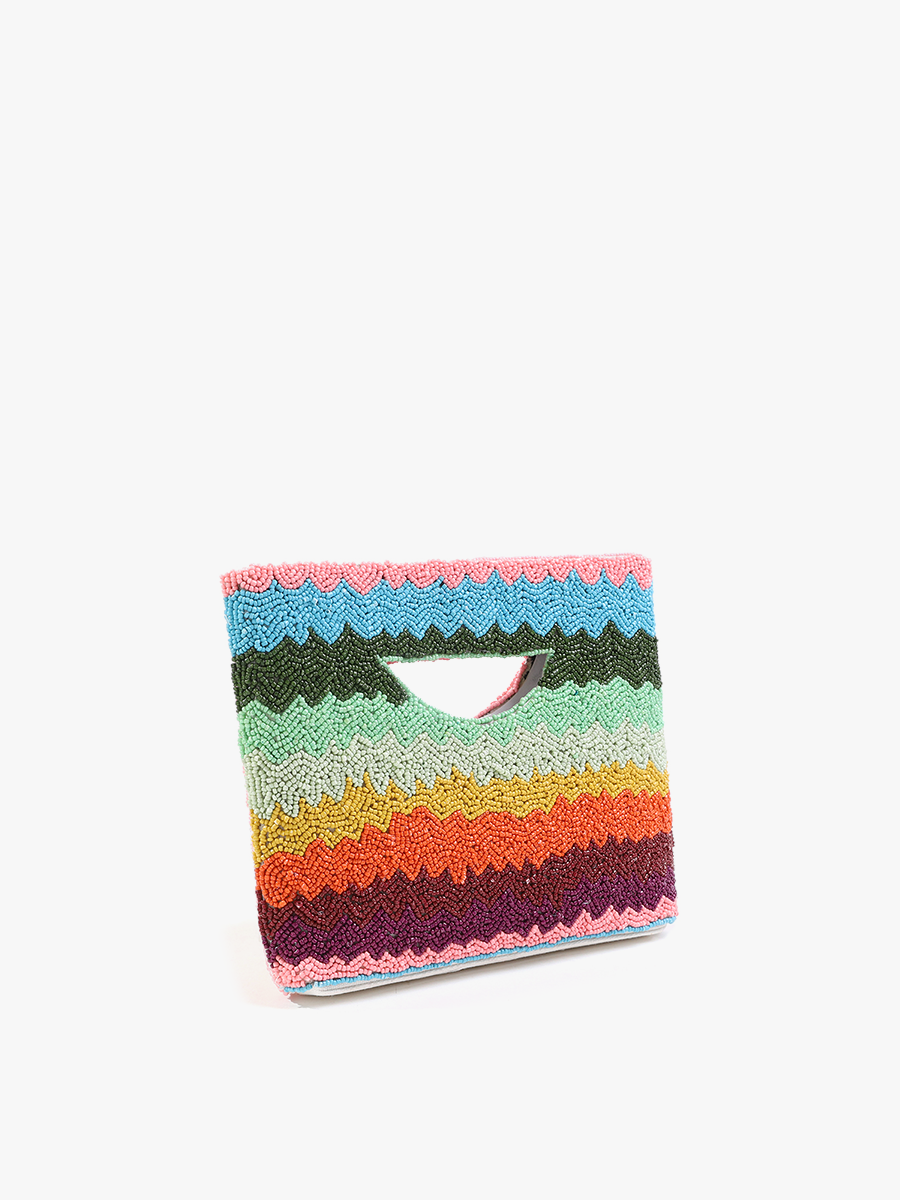 Regenbogen M2163 Saylor Clutch mit Perlen für den Großhandel auf Faire2