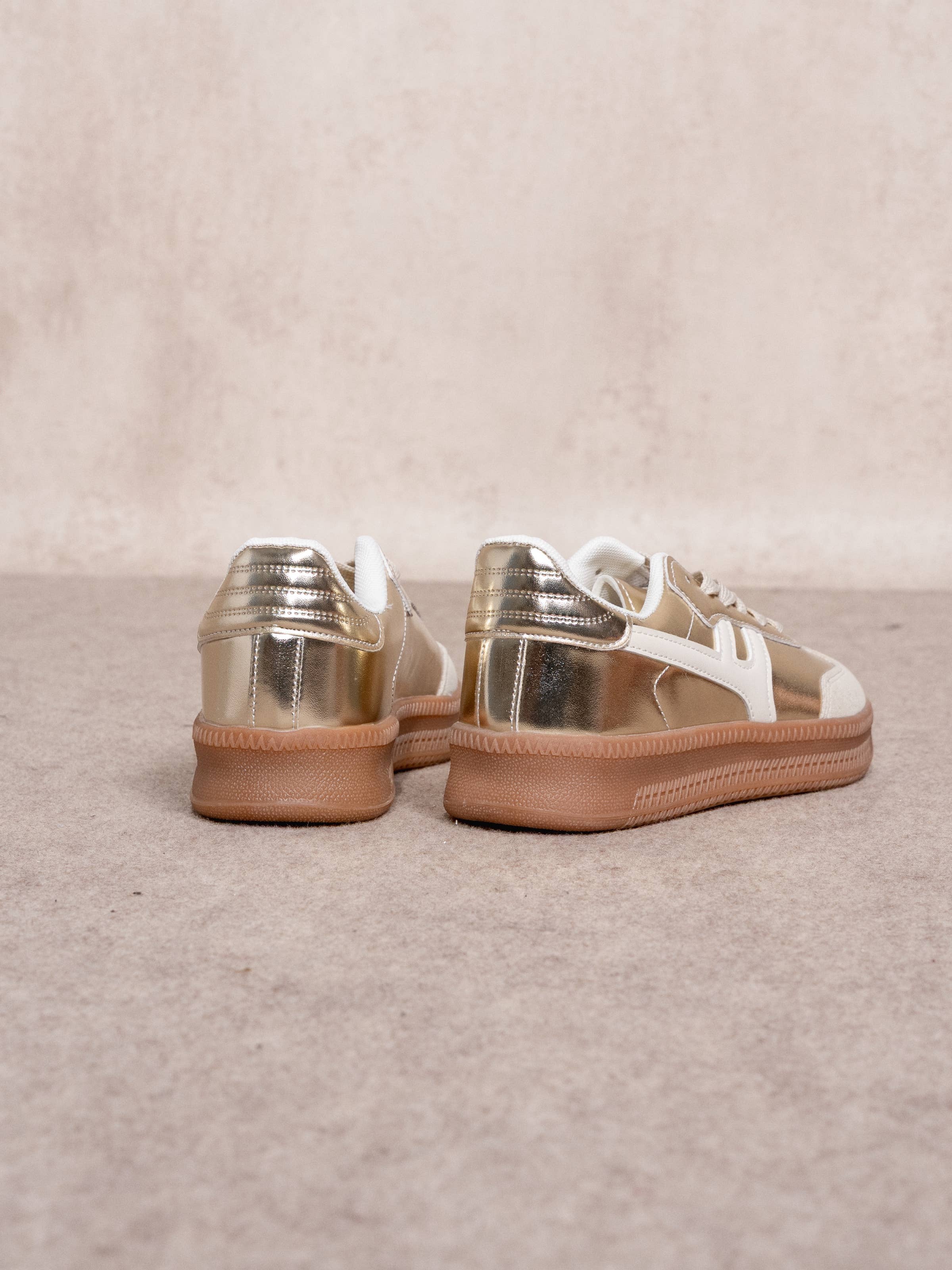 Gold 259934 - SAPATILHAS 50%TEXTIL 50%PU for wholesale on Faire2