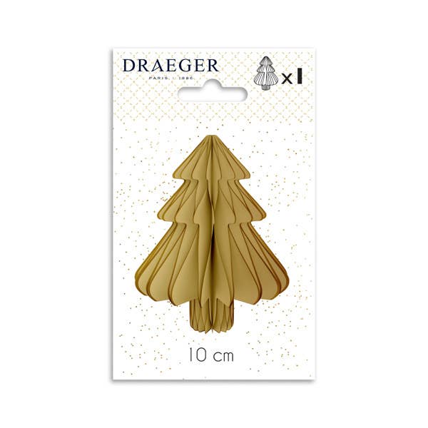 Draeger Paris - Wholesale Christmas Decoration - Paper ball - Golden glitter - Christmas decoration