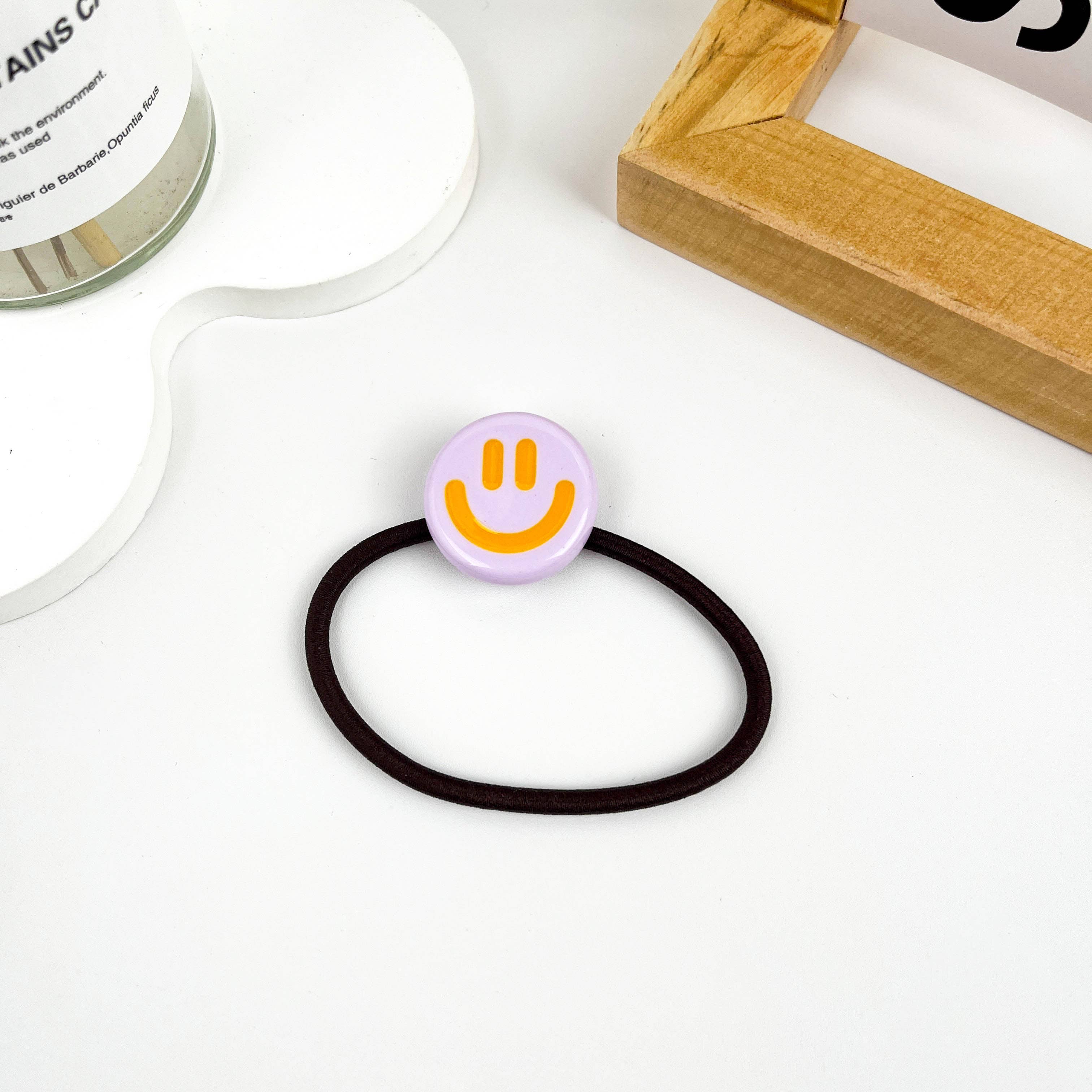 mildstyles - Wholesale Hair Tie - Cute smiley face hair tie3