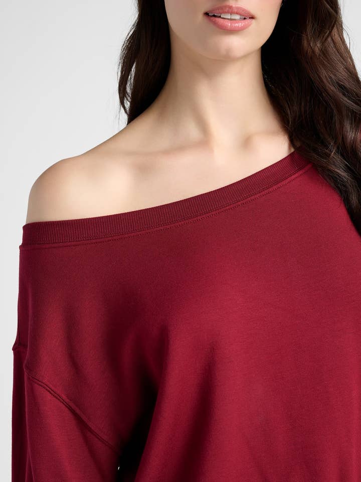 Seventy Eight and Sunny (SEAS) - Wholesale Sweatshirt - Women's - Brooksville One Shoulder Sweatshirt11