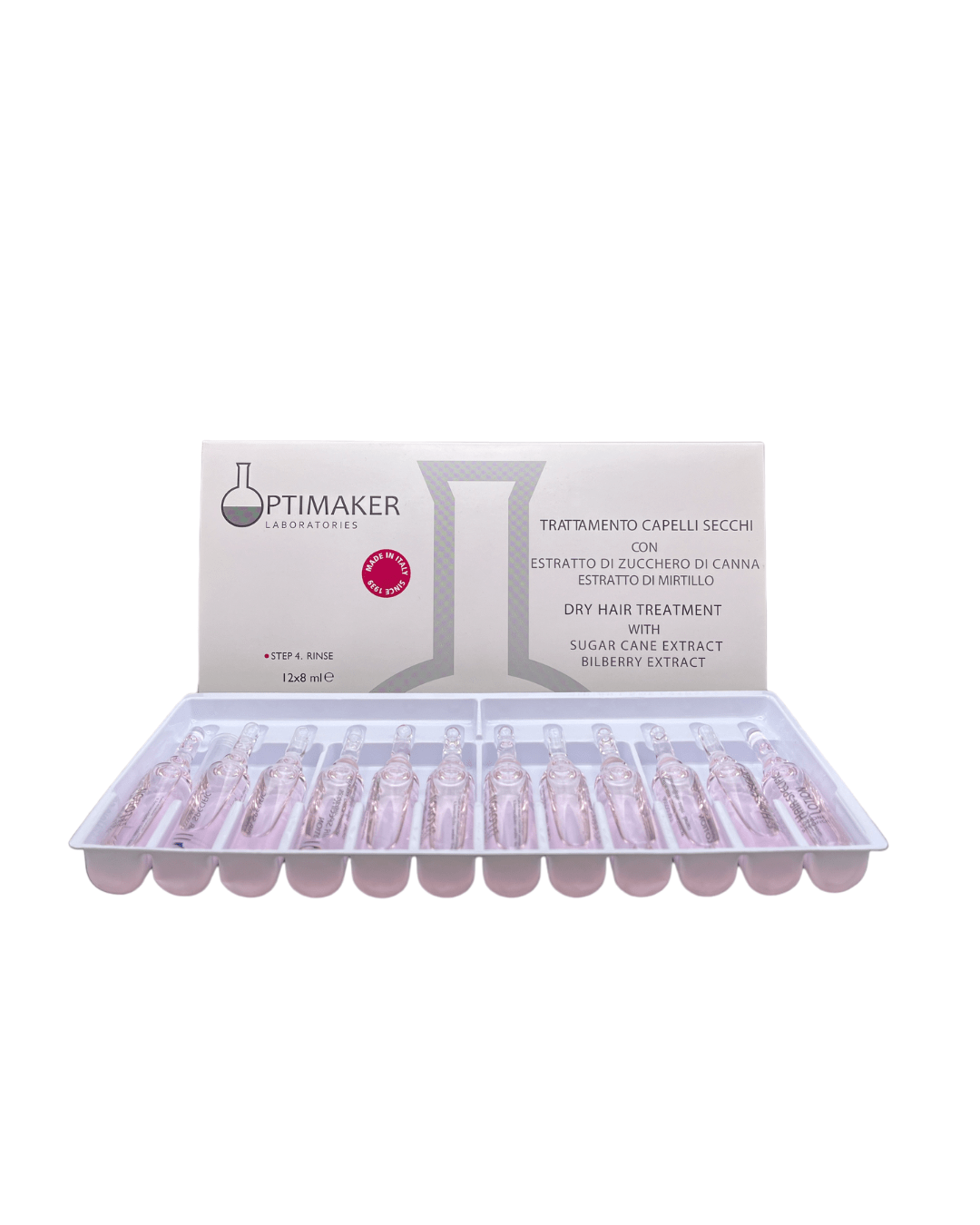 cosmedi - Vendita all'ingrosso Balsamo senza risciacquo - Fiale per capelli secchi con Estratti di Mirtillo1