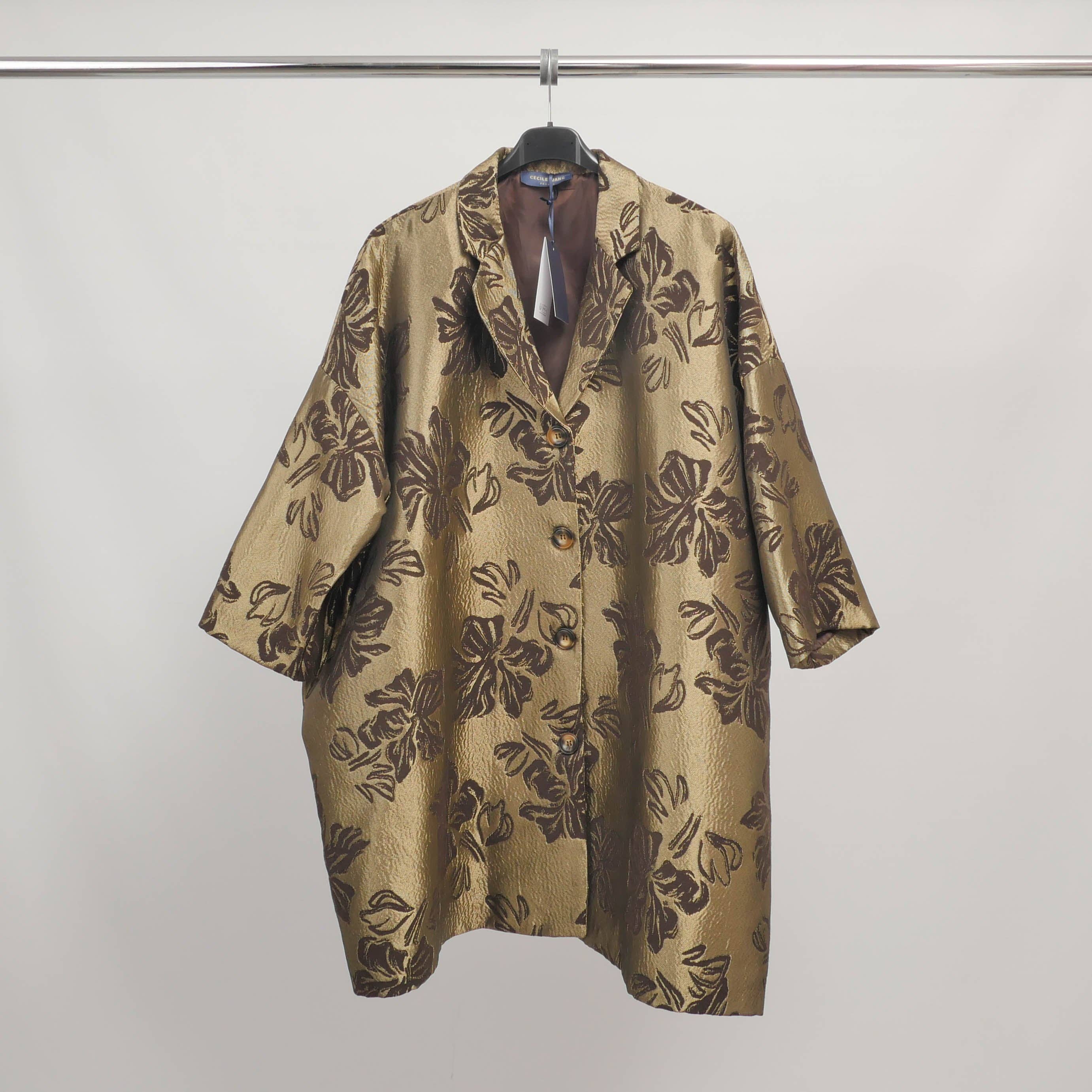 Cecile Wang - Wholesale Jacket - Women's - Floral Jacquard Oversized Jacket – TDM68925-30