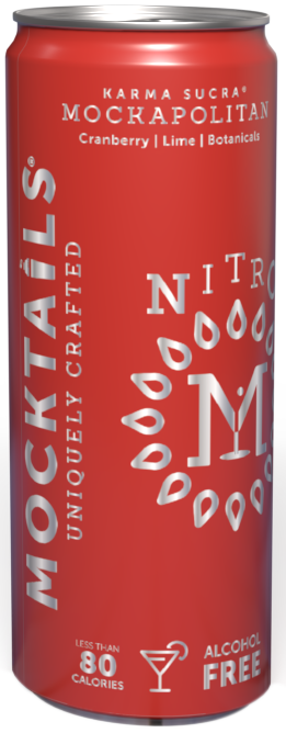 NITRO Mocktails - Wholesale Non-Alcoholic Aperitif/Mocktail - Non-Alcoholic Mockapolitan - Nitro 4PK1