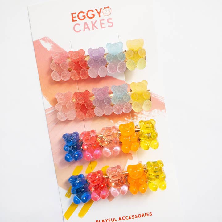 Eggy Cakes – wholesale Hair clip – Child – Gummy Bear Hair Clips3