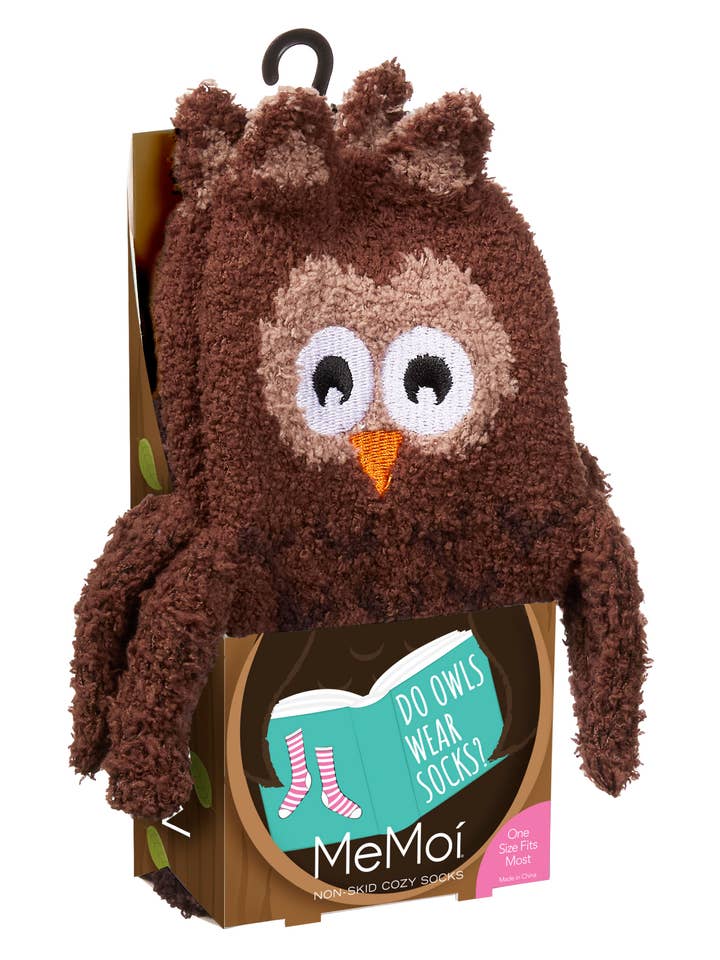 Owl Embellished Plush Crew for wholesale by Infinity Classics International Inc.