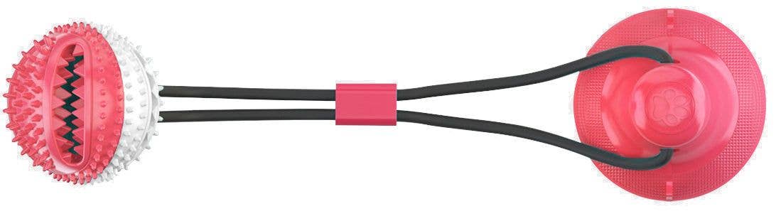 Pet Life - Wholesale Pet Toy - Dog - Pet Life Grip N' Play Treat Ball Shaped Suction Cup Dog Toy1