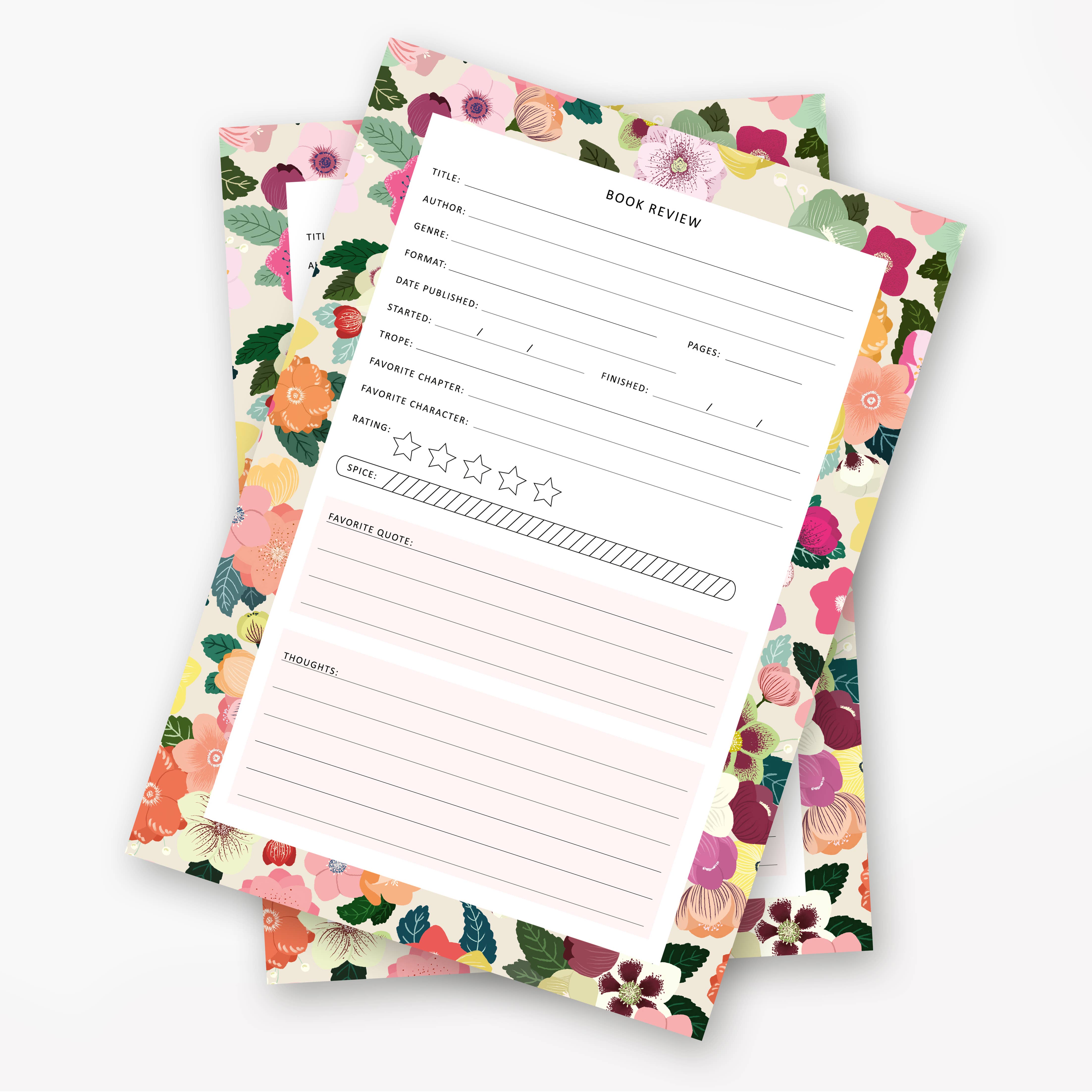 Emadam - Art & Design – wholesale Notepad – Notebook for Book Reviews, A5, Gift for Bookworm2