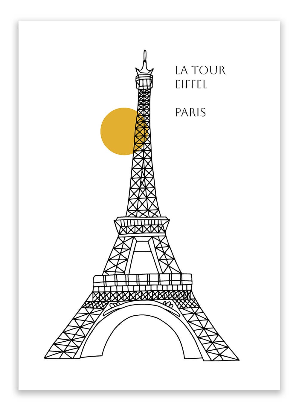 Esque - Wholesale Postcard - Postcard Paris - Eiffel Tower2