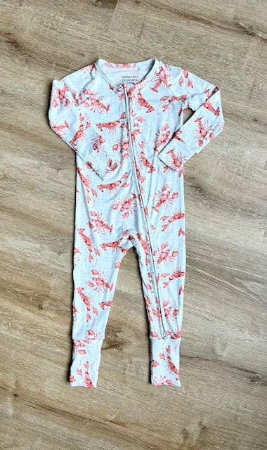 Sweet Bay Clothing - Wholesale Jumpsuit - Baby - Crawfish Zipper Onesie1