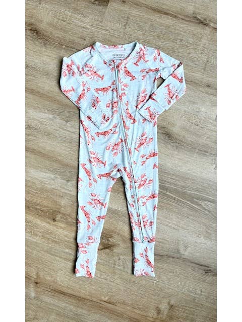 Sweet Bay Clothing - Wholesale Jumpsuit - Baby - Crawfish Zipper Onesie1